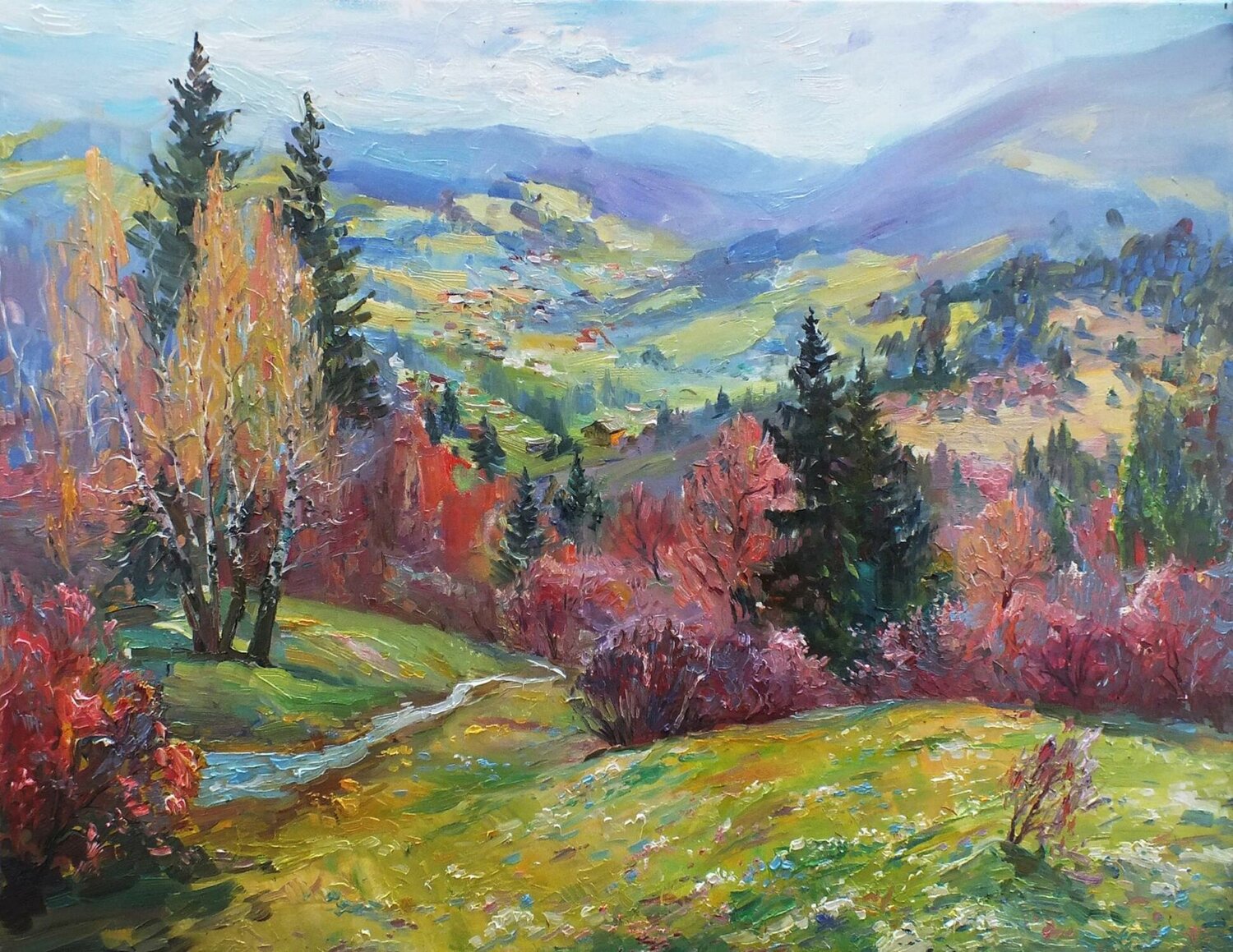 Spring Artem Brazhnik Originalgemälde zu verkaufen