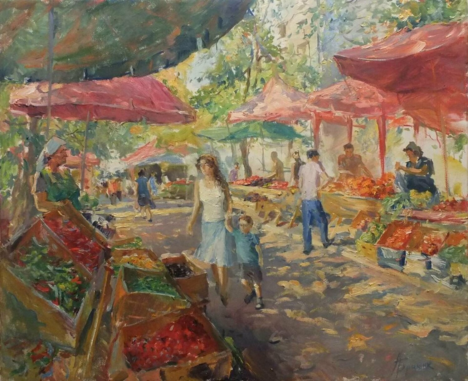 Summer Artem Brazhnik Origineel schilderij te koop