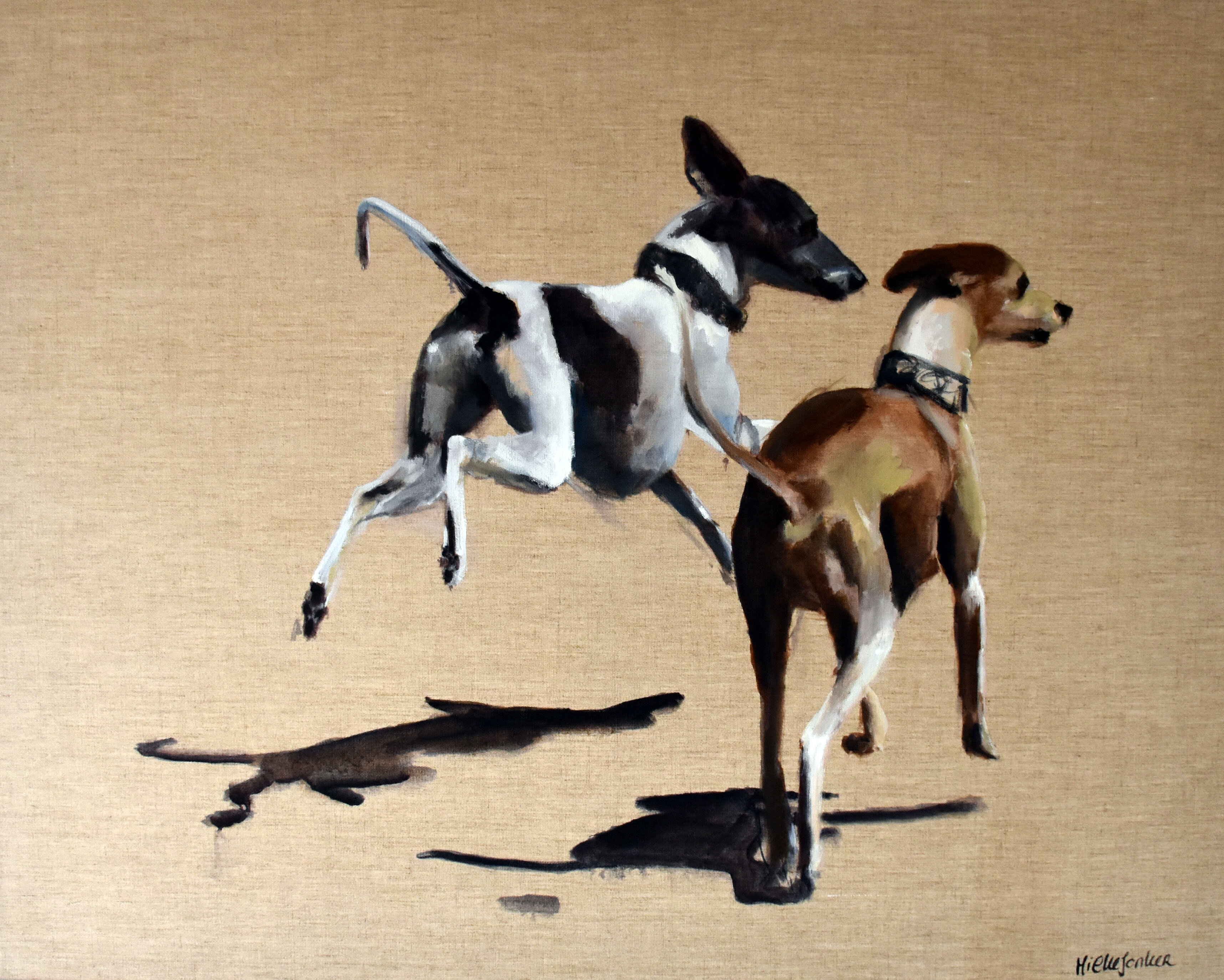 Thema Hunde Gemälde