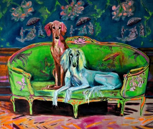 Dogs and Sofas VI Jonker Mieke