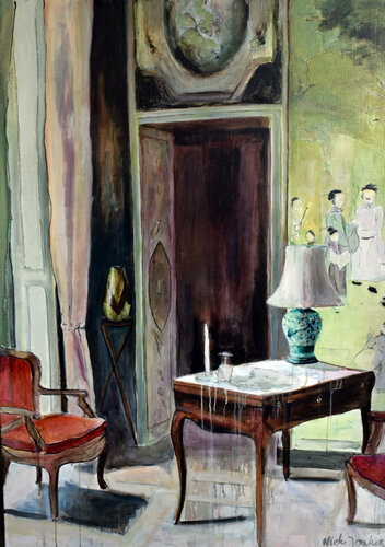 Meanwhile in the castle V de Jonker Mieke, Pintura a la venta en Singulart