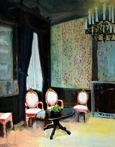 Soestdijk I, Wilhelmina's room di Jonker Mieke, Pittura in vendita su Singulart
