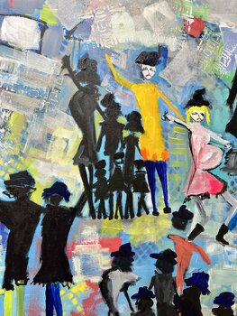 Behind the destruction there’s a village Marie Manon Corbeil