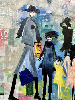 Behind the destruction there’s a village Marie Manon Corbeil