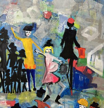 Behind the destruction there’s a village Marie Manon Corbeil