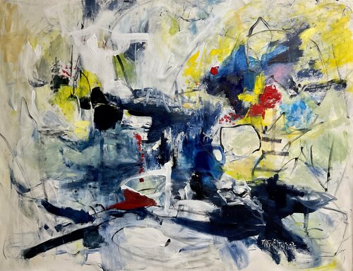 Let Feelings be your Guide van Marie Manon Corbeil, Schilderij te koop op Singulart