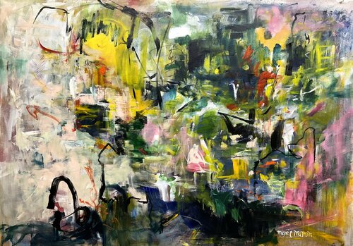 Stairway to my Castle - Homage to Joan Mitchell Marie Manon Corbeil
