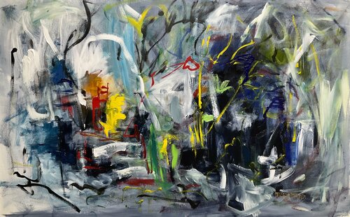 Dueling Banjos - Homage to Joan Mitchell Marie Manon Corbeil