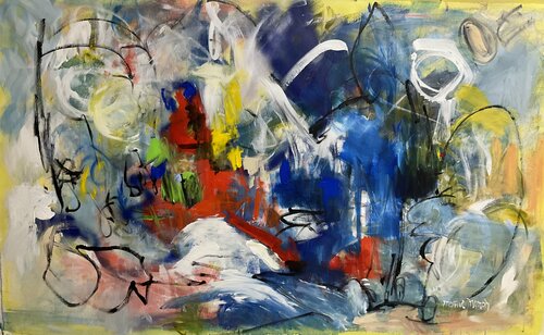 Sofia’s Castle - Homage to Joan Mitchell van Marie Manon Corbeil, Schilderij te koop op Singulart