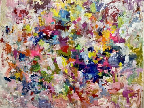 When the world gives you lemon van Marie Manon Corbeil, Schilderij te koop op Singulart