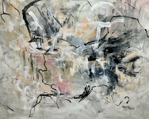 Lost in the city van Marie Manon Corbeil, Schilderij te koop op Singulart