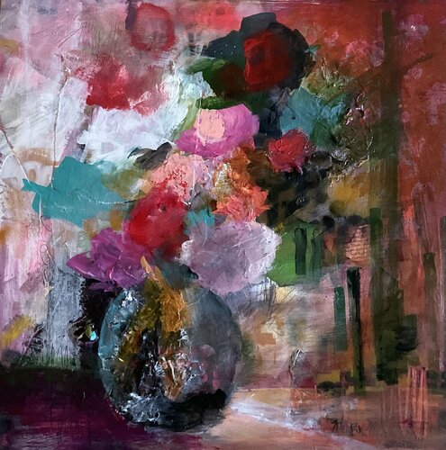 It’s your turn to laugh and celebrate van Marie Manon Corbeil, Schilderij te koop op Singulart