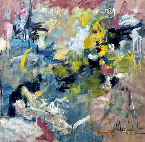 Never say Never by Marie Manon Corbeil, Painting for Sale on Singulart