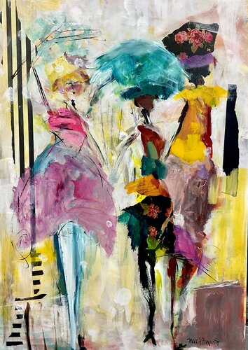 Don’t worry sweetie, it’s going to be okay! van Marie Manon Corbeil, Schilderij te koop op Singulart