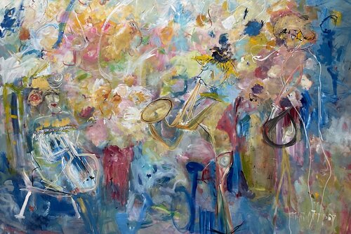 Going back in Time van Marie Manon Corbeil, Schilderij te koop op Singulart
