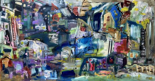 Japan, A world to Discover van Marie Manon Corbeil, Schilderij te koop op Singulart