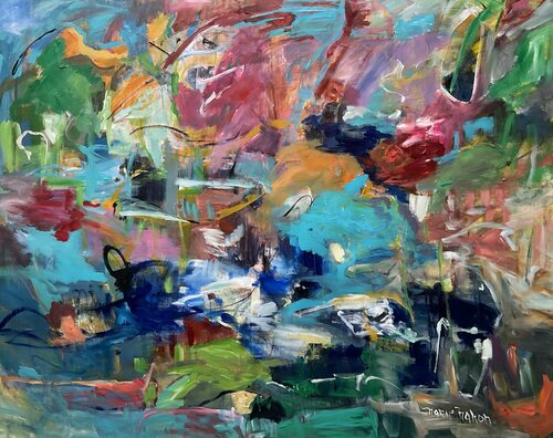 Let Feelings be your Guide van Marie Manon Corbeil, Schilderij te koop op Singulart