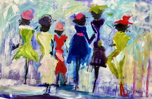 Juliette is in love di Marie Manon Corbeil, Pittura in vendita su Singulart