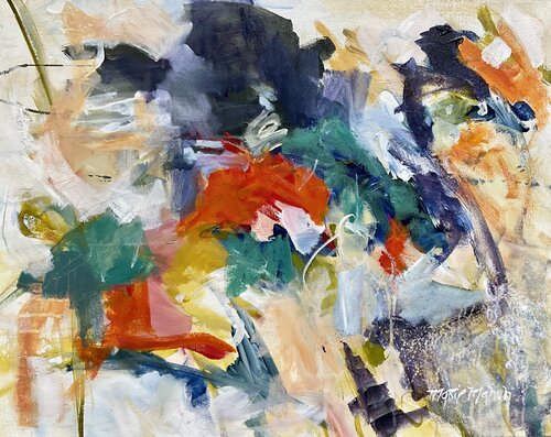 My Garden is just different - DeKooning style Marie Manon Corbeil