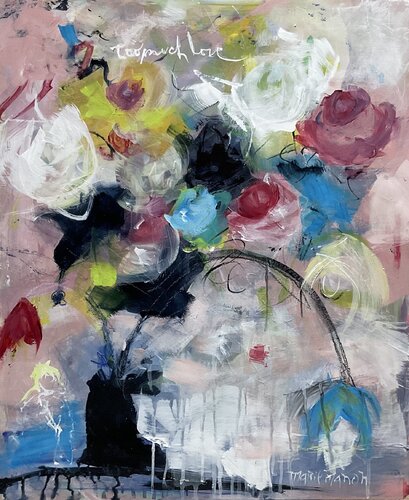 Too much Love di Marie Manon Corbeil, Pittura in vendita su Singulart