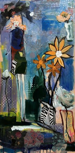 It’s your turn to be happy van Marie Manon Corbeil, Schilderij te koop op Singulart