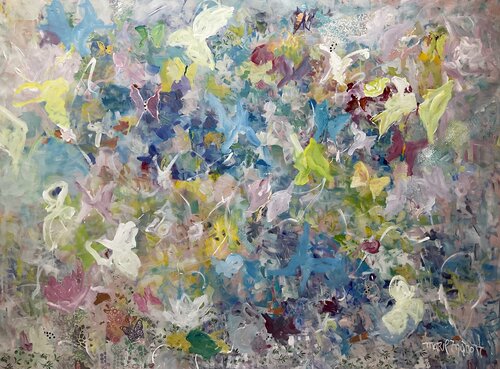 A Million Butterflies di Marie Manon Corbeil, Pittura in vendita su Singulart