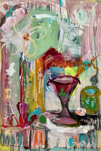 I need a drink di Marie Manon Corbeil, Pittura in vendita su Singulart