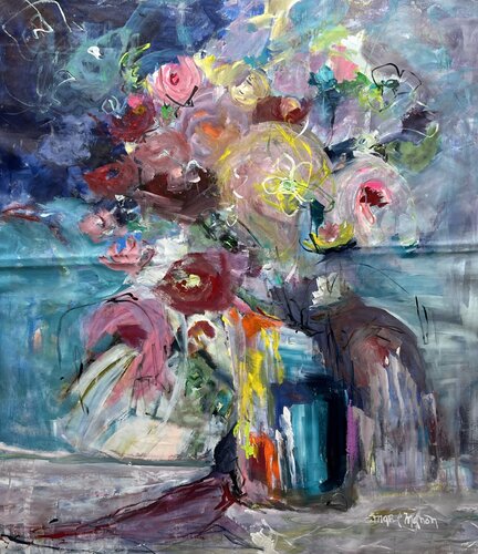 Be Nice van Marie Manon Corbeil, Schilderij te koop op Singulart