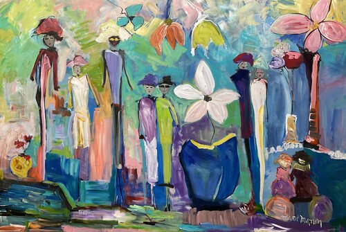 Happy Wife, Happy Life di Marie Manon Corbeil, Pittura in vendita su Singulart