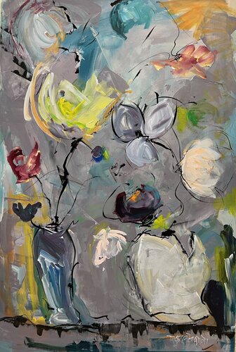 Life is a Dream in Colours van Marie Manon Corbeil, Schilderij te koop op Singulart