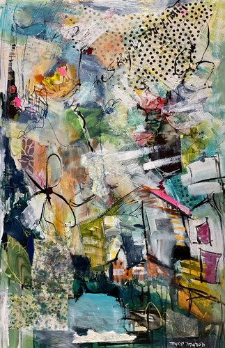 The Sky is my Limit van Marie Manon Corbeil, Schilderij te koop op Singulart