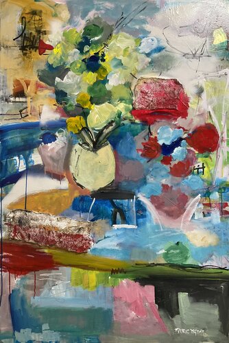 I feel so free I could fly van Marie Manon Corbeil, Schilderij te koop op Singulart