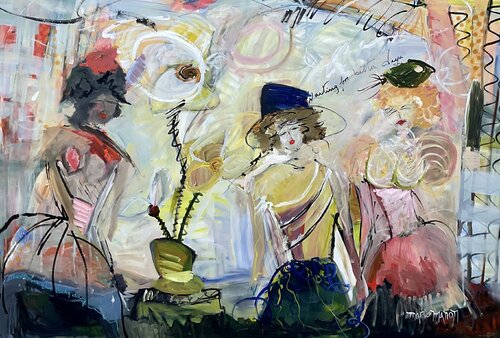 Waiting for Better Days di Marie Manon Corbeil, Pittura in vendita su Singulart