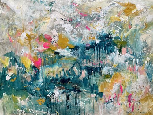My pink glasses di Marie Manon Corbeil, Pittura in vendita su Singulart