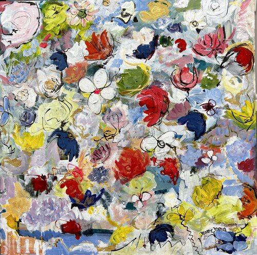 Botanical garden par Marie Manon Corbeil, Peinture en vente sur Singulart