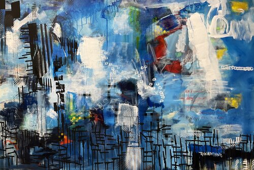 Atlantis di Marie Manon Corbeil, Pittura in vendita su Singulart