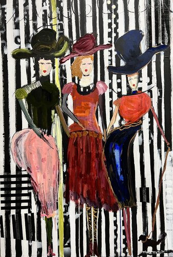 The Show must go on! di Marie Manon Corbeil, Pittura in vendita su Singulart