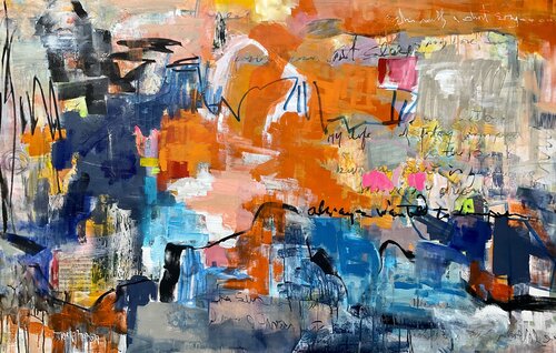 Downtown di Marie Manon Corbeil, Pittura in vendita su Singulart