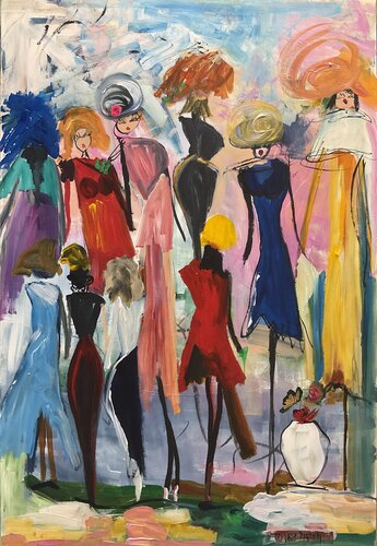 Fall Market van Marie Manon Corbeil, Schilderij te koop op Singulart