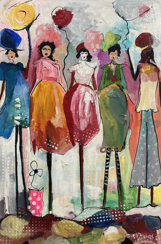 The Sky is the Limit di Marie Manon Corbeil, Pittura in vendita su Singulart