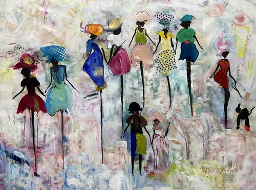 Carnaval di Marie Manon Corbeil, Pittura in vendita su Singulart