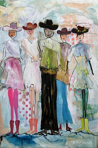 Family First 2 di Marie Manon Corbeil, Pittura in vendita su Singulart