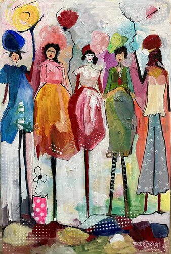 The Sky is the Limit par Marie Manon Corbeil, Peinture en vente sur Singulart