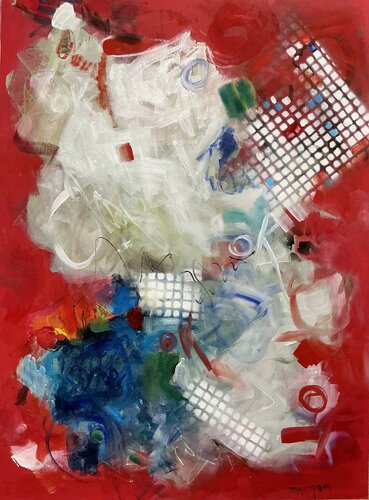 Happy you’re Ok par Marie Manon Corbeil, Peinture en vente sur Singulart