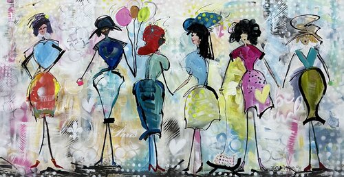 Just Keep Dancing di Marie Manon Corbeil, Pittura in vendita su Singulart