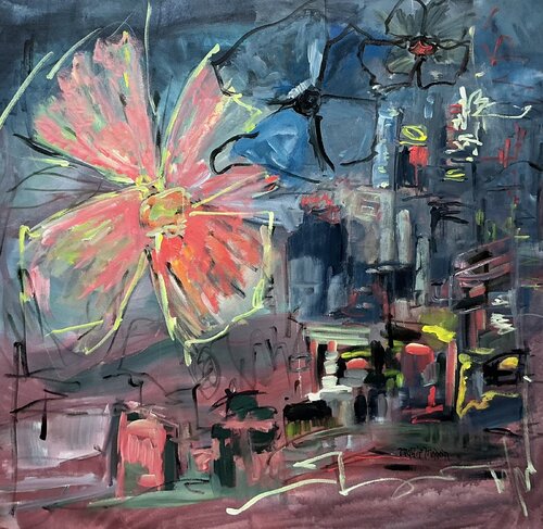 The Earth Strikes Back von Marie Manon Corbeil, Malerei kaufen auf Singulart