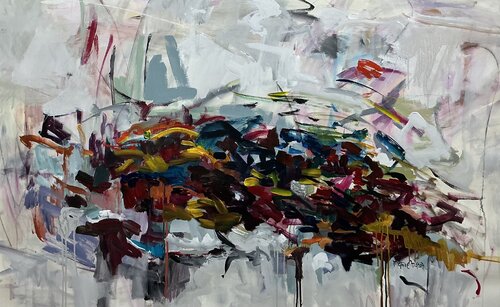 Urban Metropolis van Marie Manon Corbeil, Schilderij te koop op Singulart