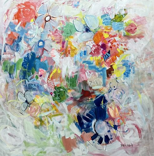 What is Happiness by Marie Manon Corbeil, 油畫 for Sale on Singulart