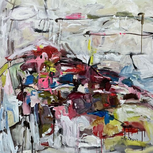 Fragments of a City di Marie Manon Corbeil, Pittura in vendita su Singulart