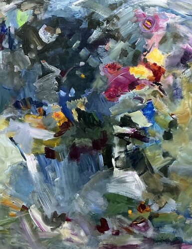 Do You See the Cat in the Forest? by Marie Manon Corbeil, Painting for Sale on Singulart